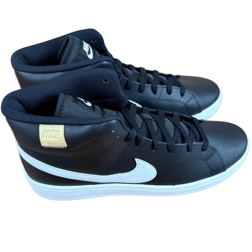 Nike‎ Court Royale 2 Mid Mens Black White Sneakers CQ9179-001 Size 11.5